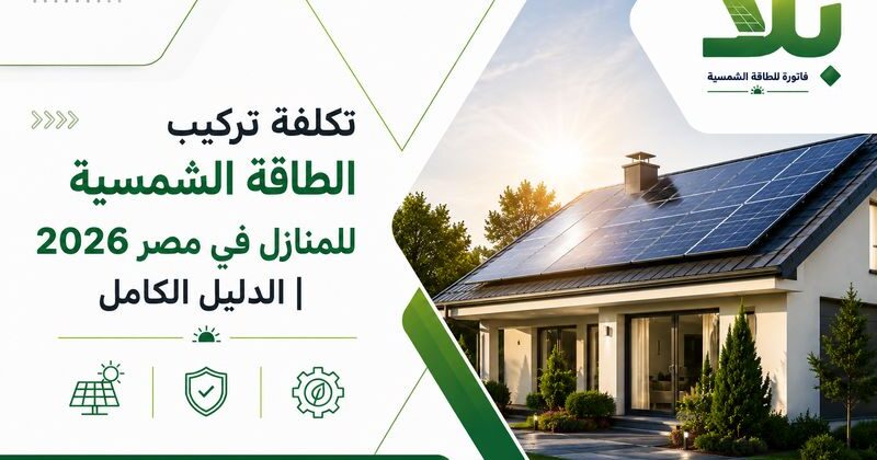 تكلفة تركيب الطاقة الشمسية