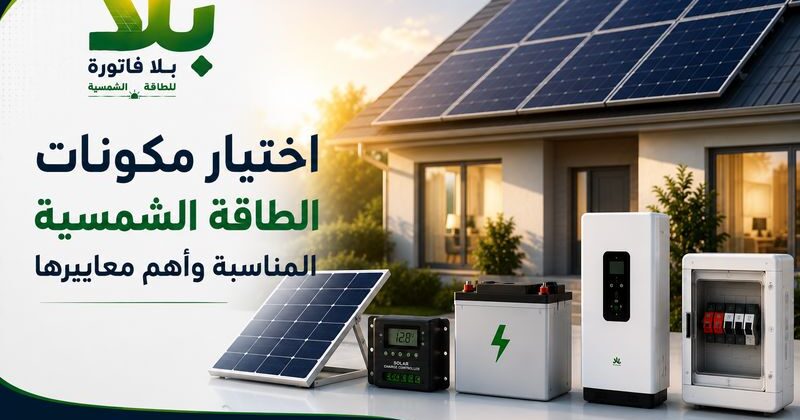 اختيار مكونات الطاقة الشمسية