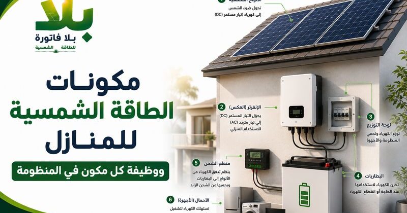 مكونات الطاقة الشمسية