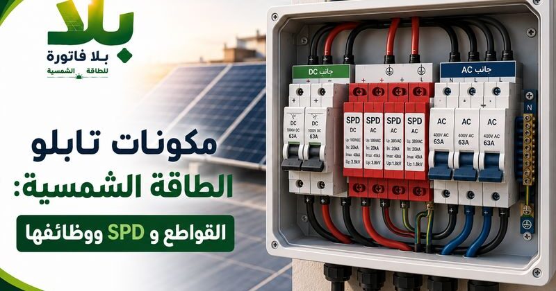 مكونات تابلو الطاقة الشمسية