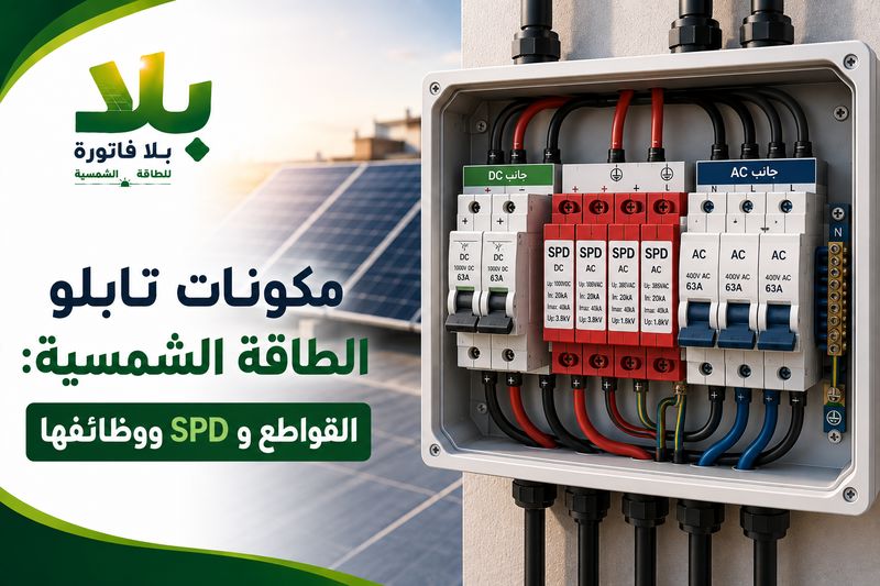 مكونات تابلو الطاقة الشمسية