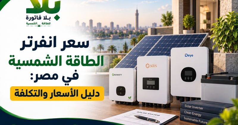 سعر انفرتر الطاقة الشمسية في مصر: دليل الأسعار والتكلفة سعر انفرتر الطاقة الشمسية في مصر